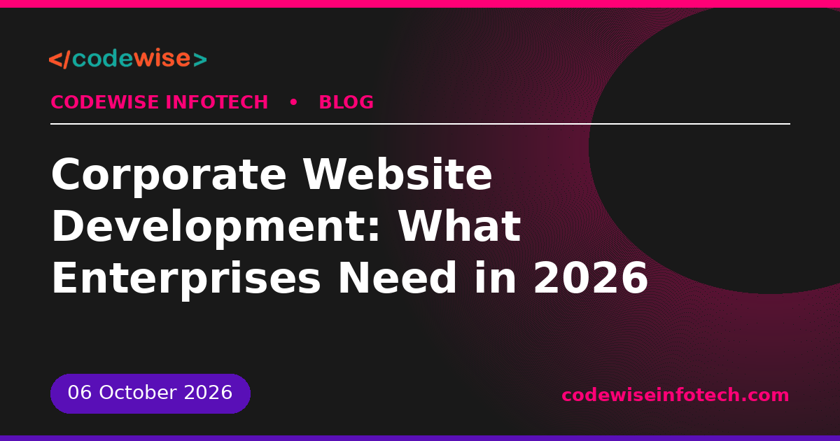 corporate website development