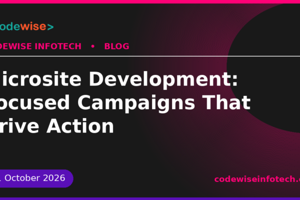 microsite development