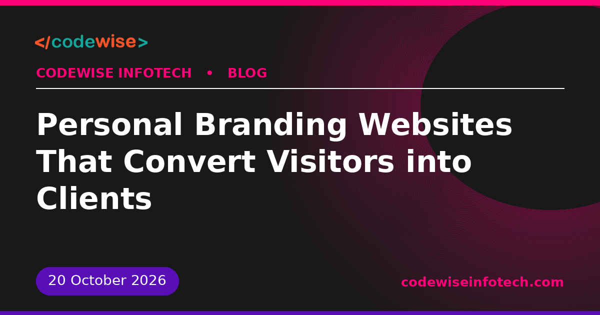 personal branding website