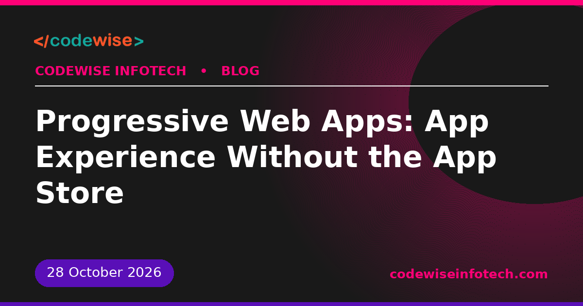 progressive web apps