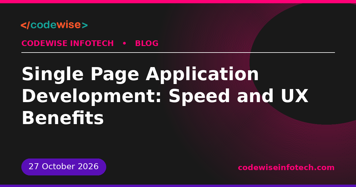 single page application development