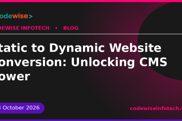 static to dynamic website